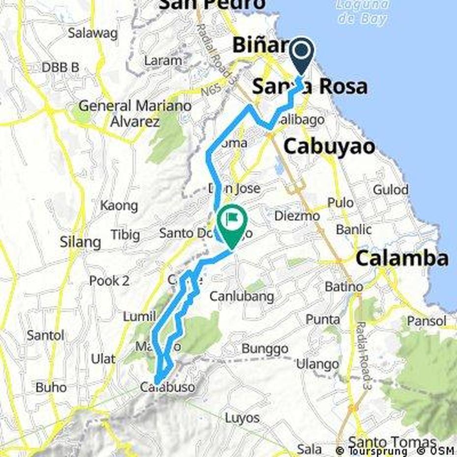 Cycling Routes And Bike Maps In And Around Calabarzon | Bikemap – Your …, Santa Rosa, Philippines, Santa Rosa, Philippines