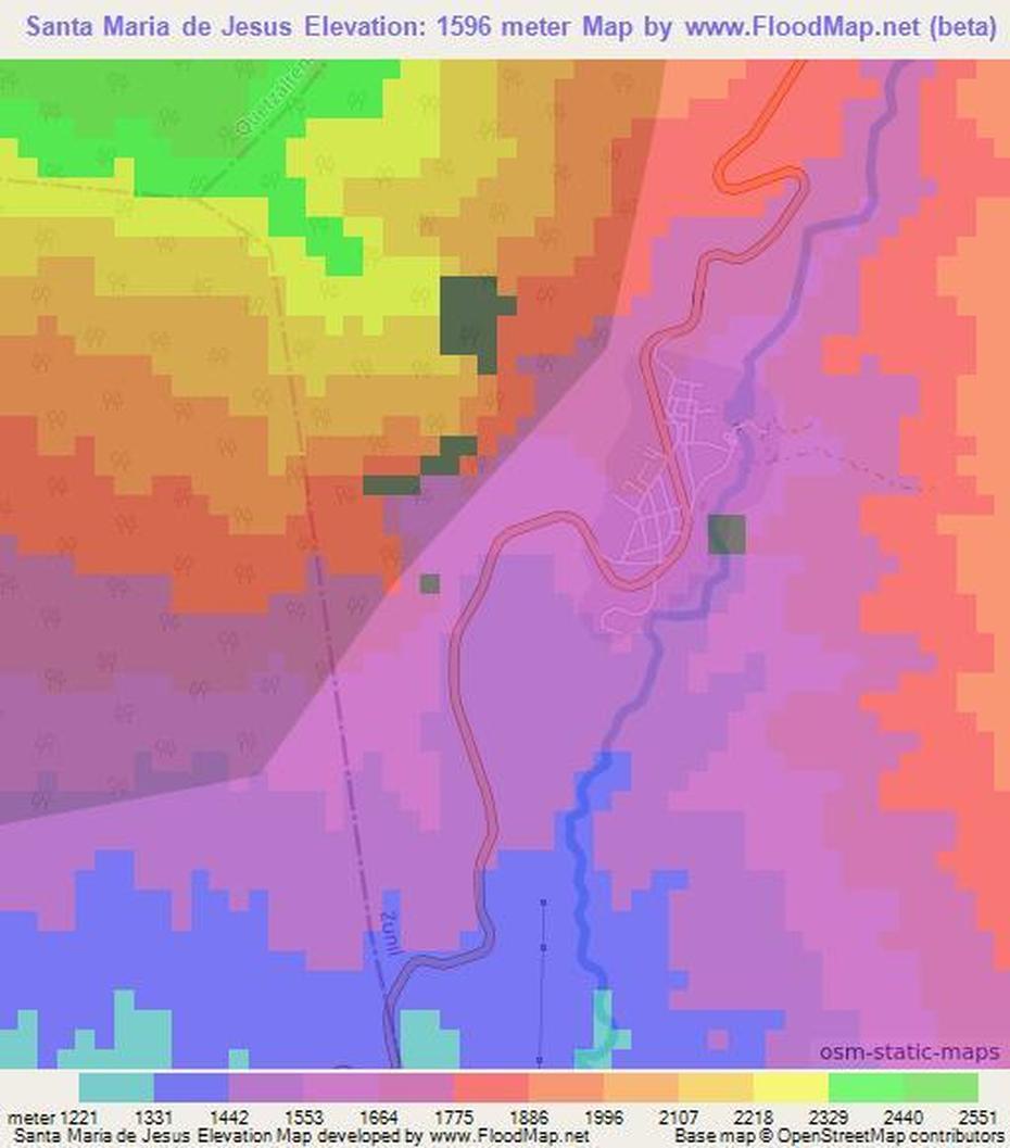 Elevation Of Santa Maria De Jesus,Guatemala Elevation Map, Topography …, Santa María De Jesús, Guatemala, Rostro De Jesucristo, Jesus Es Sepultado