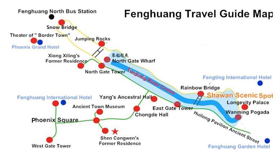 Fenghuang Maps – Fenghuang Travel Guide – Zhangjiajie Holiday China …, Fengcheng, China, Jing  Sheng, Fenghuangshan