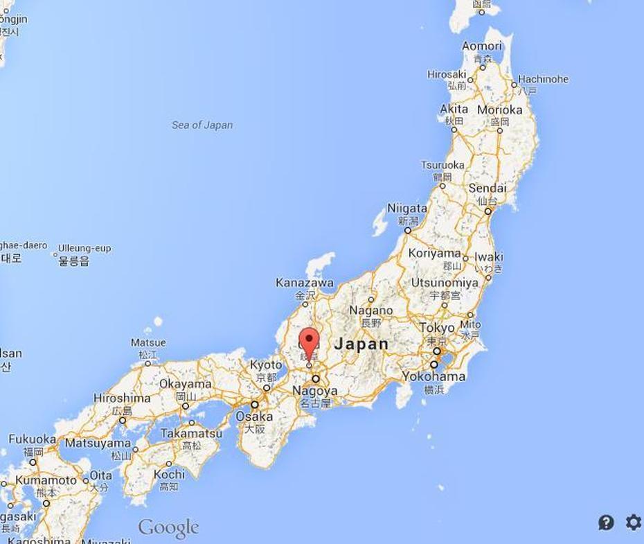 Where Is Gifu On Map Of Japan, Gifu, Japan, Ogaki Japan, Capital Of Japan