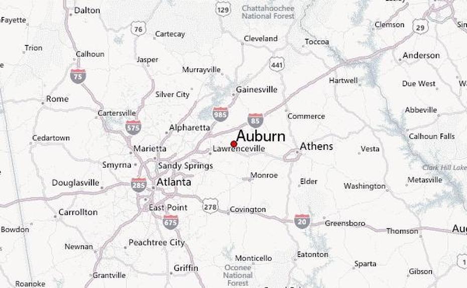 Guia Urbano De Auburn, Georgia, Auburn, United States, Auburn, United States