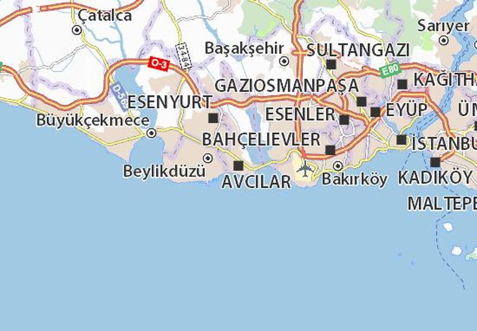 Istanbul  Location, Istanbul Turkey Hotels, Viamichelin, Avcılar, Turkey