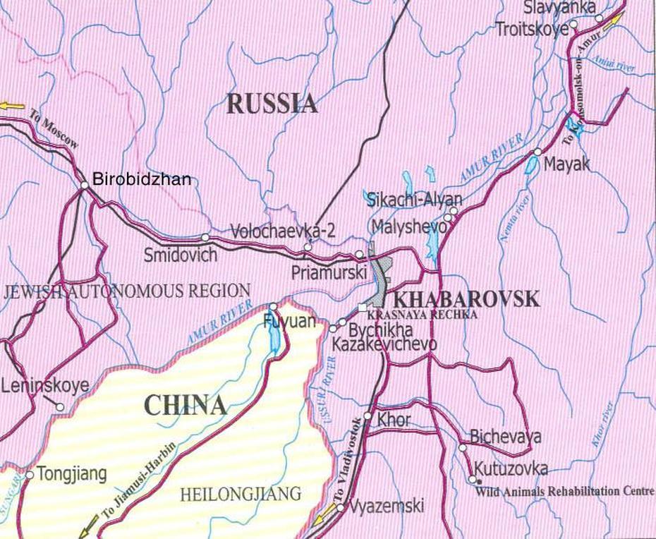 Khabarovsk Map, Khabarovsk, Russia, Moscow Russia On, Leningrad Russia