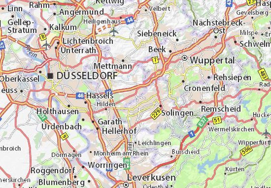 Michelin Haan Map – Viamichelin, Haan, Germany, Haan, Germany