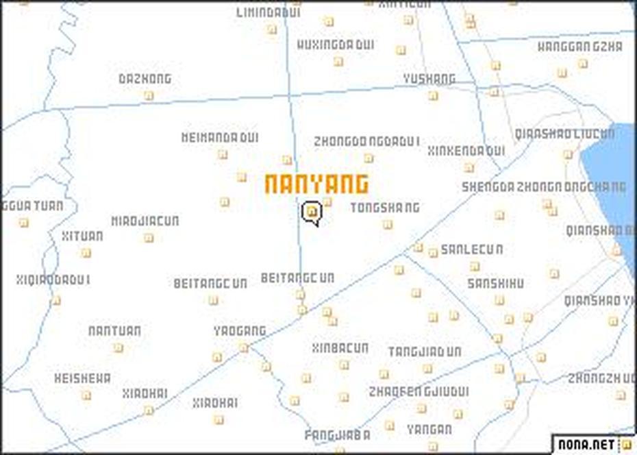 Nanyang (China) Map – Nona, Nanyang, China, Henan Province, Anyang China