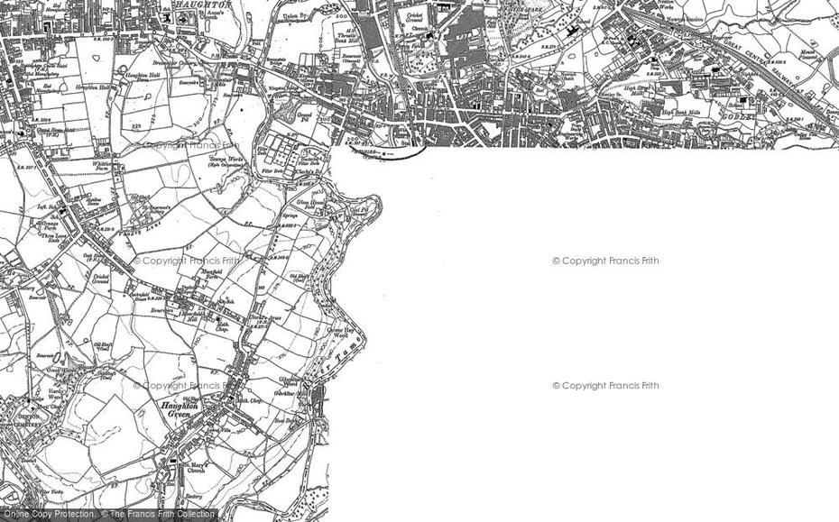 Old Maps Of Hyde, Greater Manchester – Francis Frith, Hyde, United Kingdom, Abingdon- On-Thames, Abingdon  Town