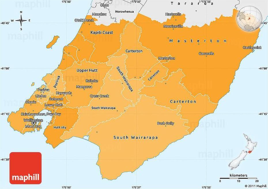 Political Shades Simple Map Of Wellington, Single Color Outside …, Wellington, India, Wellington Railway Station, Tamil Nadu India