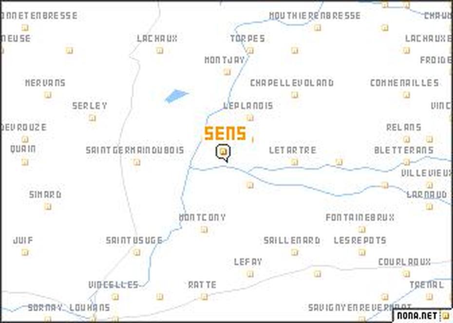 Sens (France) Map – Nona, Sens, France, Verdun France, Sen’S Fortress