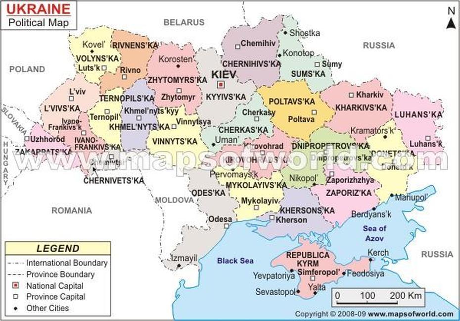 Simferopol Map, Simferopol, Ukraine, Crimea  Europe, Crimea Region Of Ukraine