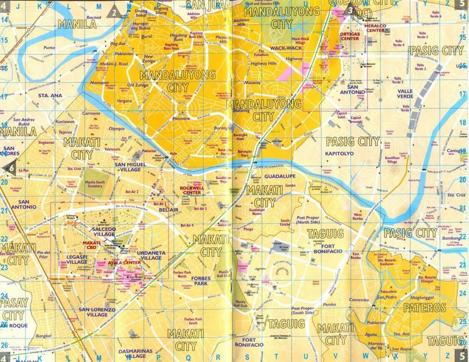 Taguig Map And Taguig Satellite Image, Taguig City, Philippines, Taguig City Hall, Makati City