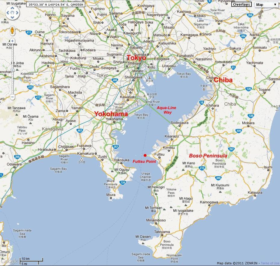 Tokyo Map Chiba, Chiba, Japan, Kanagawa Japan, Chiba City Japan