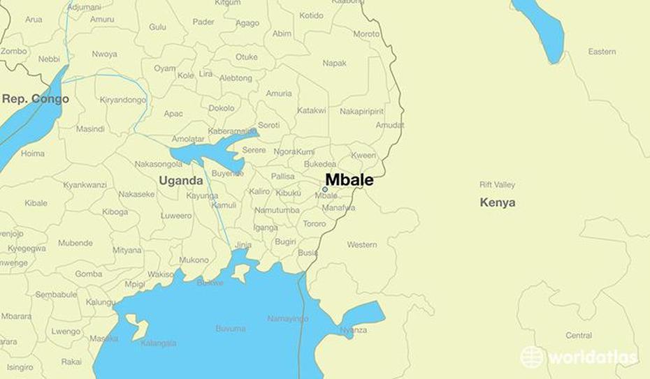 Uganda  With Districts, Uganda Roads, Uganda, Mbale, Uganda