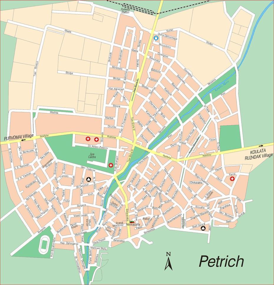 Visit To Bulgaria *** – Map Of Petrich, Petrich, Bulgaria, Melnik Bulgaria, Tsarevo Bulgaria