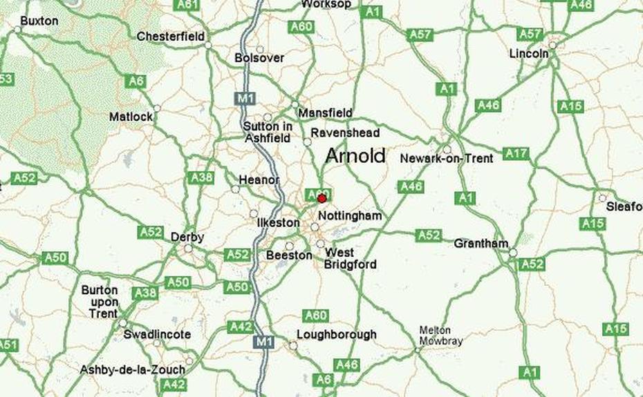 Arnold Location Guide, Arnold, United Kingdom, World Political  United Kingdom, United Kingdom  With Cities