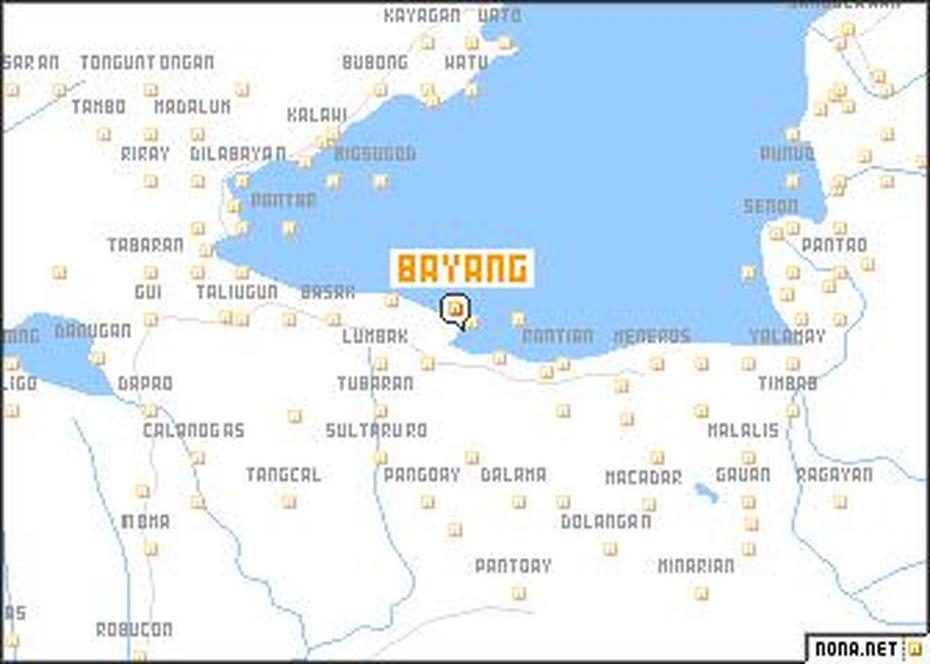 Bayang (Philippines) Map – Nona, Bayang, Philippines, Rechazo, Agusan  Del Sur