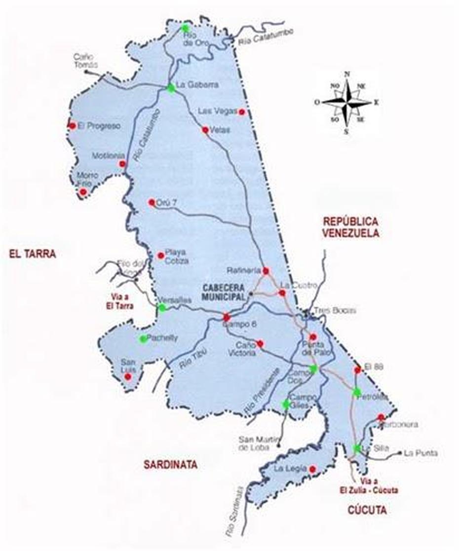 Colombia Geography, Colombia Oil Fields, Santander, Tibú, Colombia