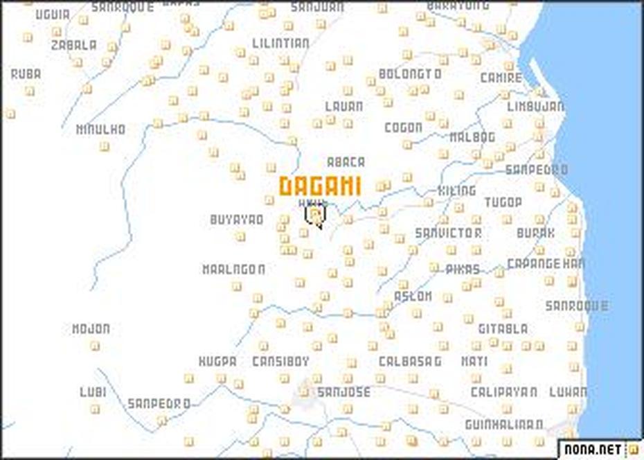 Dagami (Philippines) Map – Nona, Dagami, Philippines, Tamalos, Magar  People