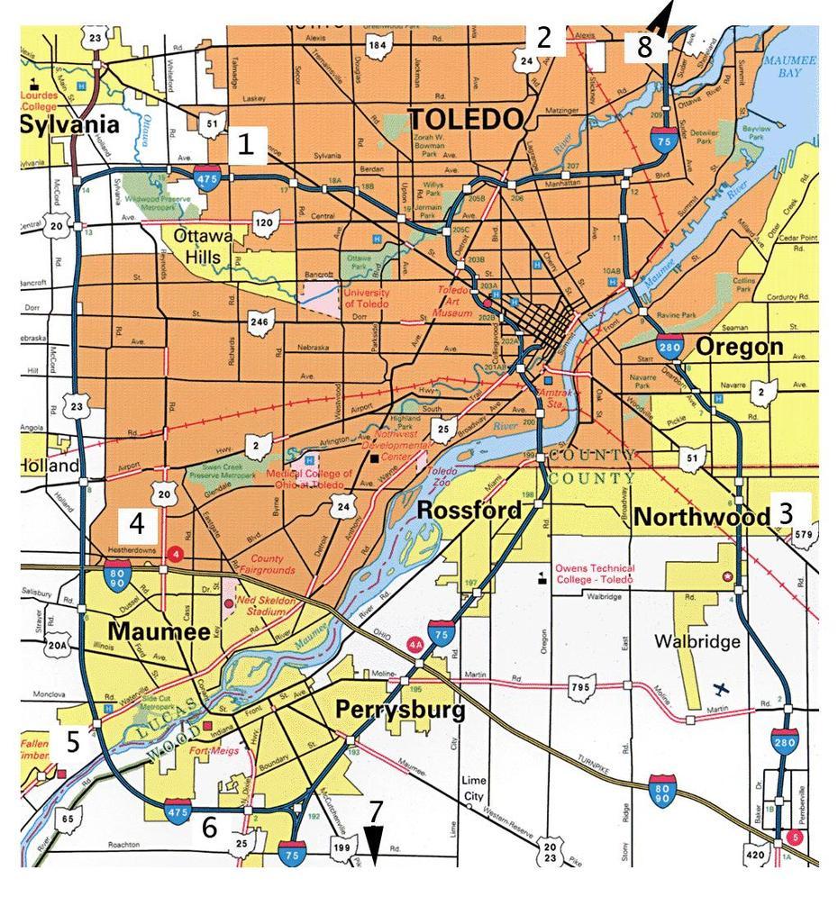 Detailed  United States, United States  Color, Toledo, Toledo, United States