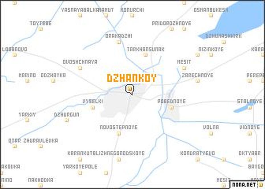 Dzhankoy (Ukraine) Map – Nona, Dzhankoi, Ukraine, Ukraine  In English, Ukraine Oblasts