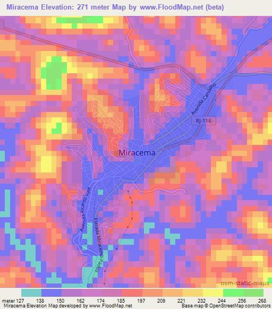 Elevation Of Miracema,Brazil Elevation Map, Topography, Contour, Miracema, Brazil, Brazil Capital, Brazil .Png