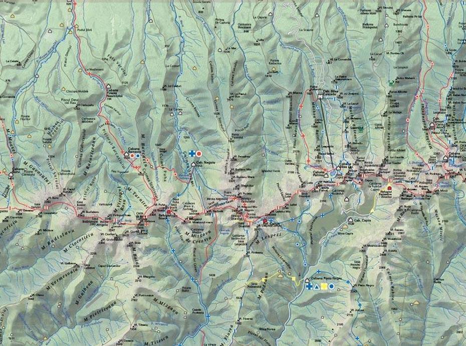 Fagaras Mountains Map – Romania  Mappery, Făgăraş, Romania, Muntii  Fagaras, Harta Romaniei