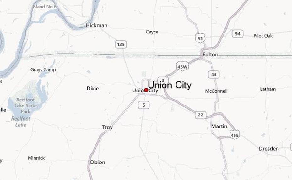 Guia Urbano De Union City, Tennessee, Union City, United States, Texas United States, United States  All States