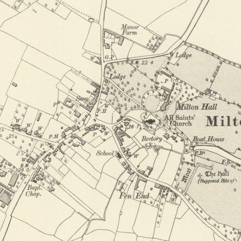 A History Of Milton In Maps  Milton Village, Milton, United States, Milton Keynes England, United States History