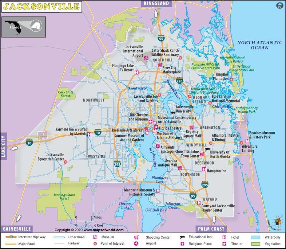 Jacksonville Map, Jacksonville Florida Map, Jacksonville, United States, Jacksonville On Us, Jsu  Campus