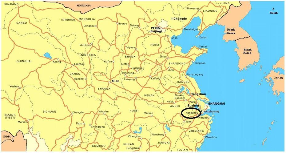 Jiangxi China, Hangzhou Location, Hangzhou, Anzhou, China