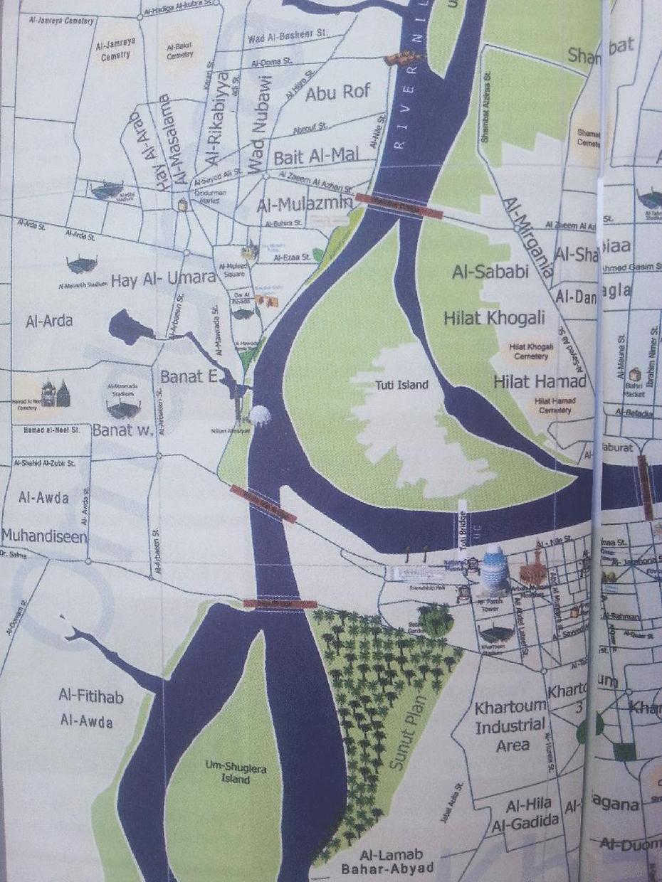 Khartoum City Map For Easier Orientation | Safari Junkie, Khartoum, Sudan, Khartoum Africa, Sudan States