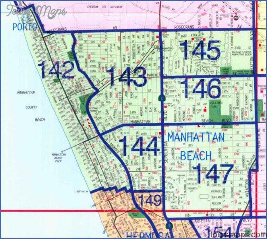 Manhattan Beach Map – Toursmaps, Manhattan Beach, United States, Los Angeles  Plaza, Manhattan Beach Los Angeles Ca