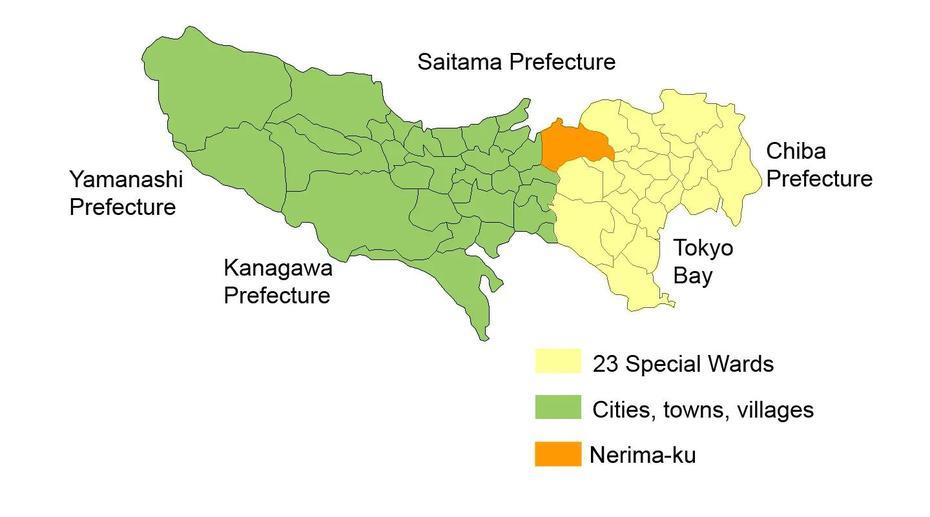 Map Nerima Ku En  Mapsof, Nerima, Japan, Nerima Apartment, Tokyo Japan