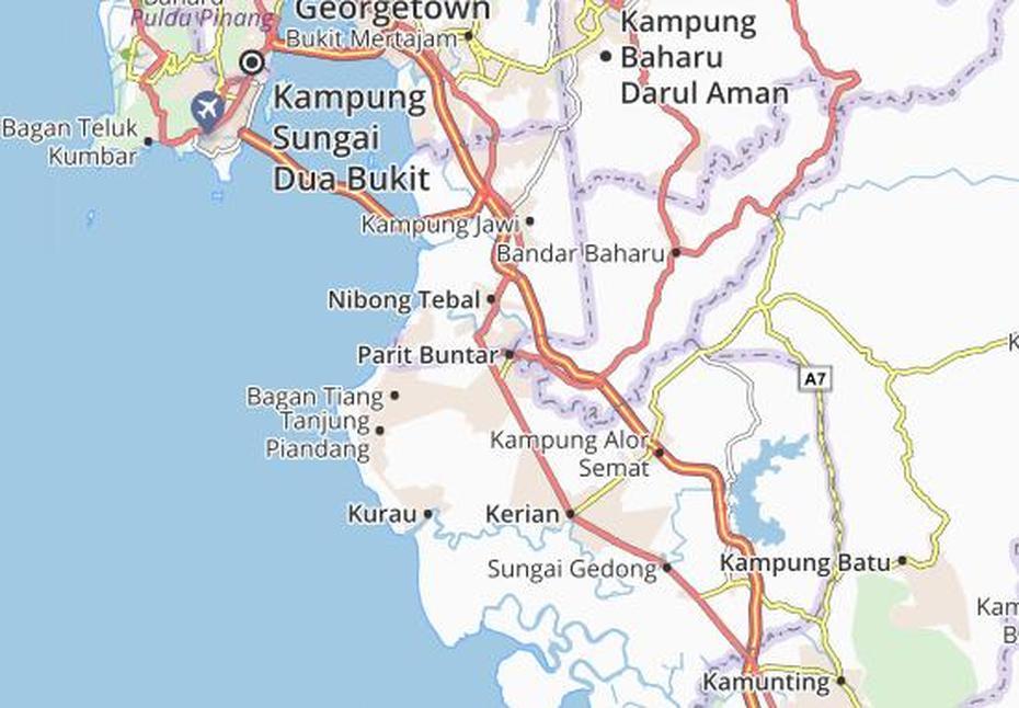 Michelin Parit Buntar Map – Viamichelin, Parit Buntar, Malaysia, Hentian Raya Parit Buntar, Pasar Kemboja Parit Buntar