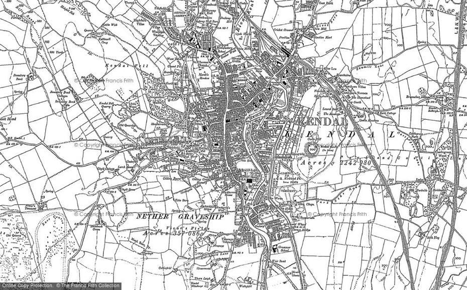 Old Maps Of Kendal – Francis Frith, Kendal, United Kingdom, Kendal, United Kingdom