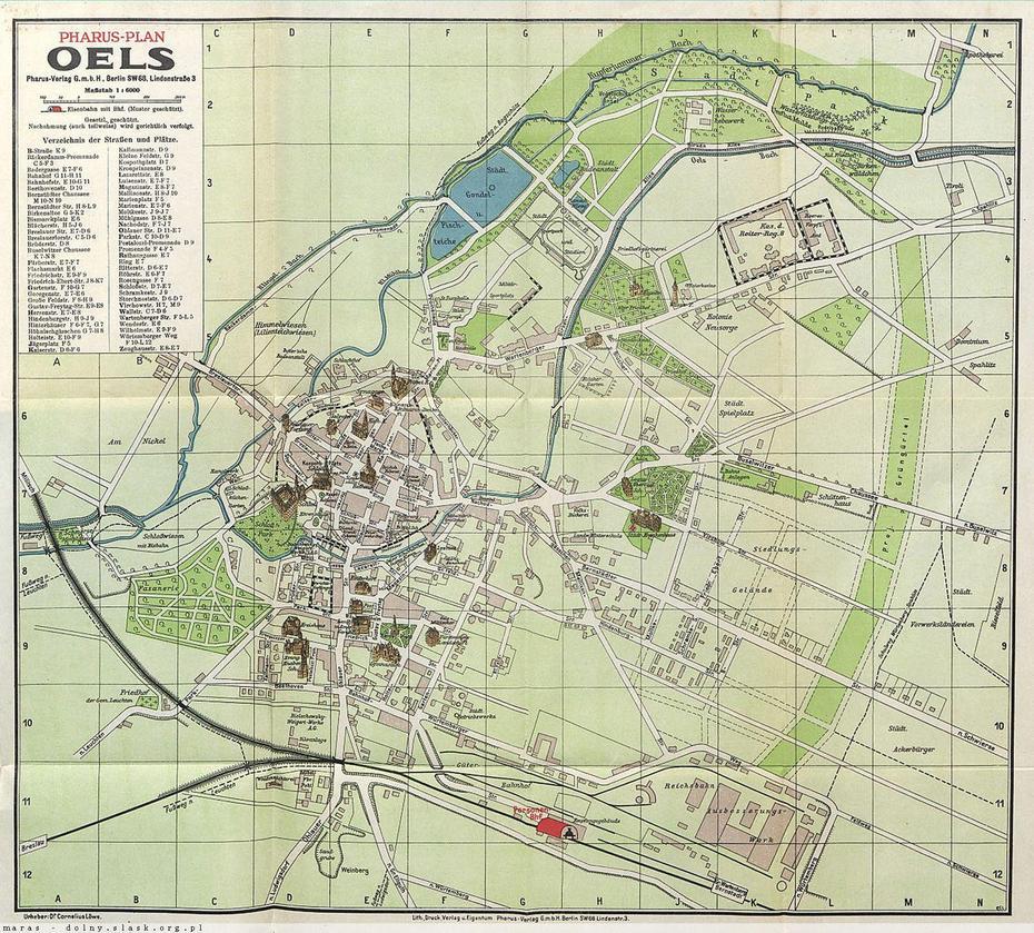 Olesnica Mapa | Mapa, Oleśnica, Poland, Silesia  Germany, Oleśnica A