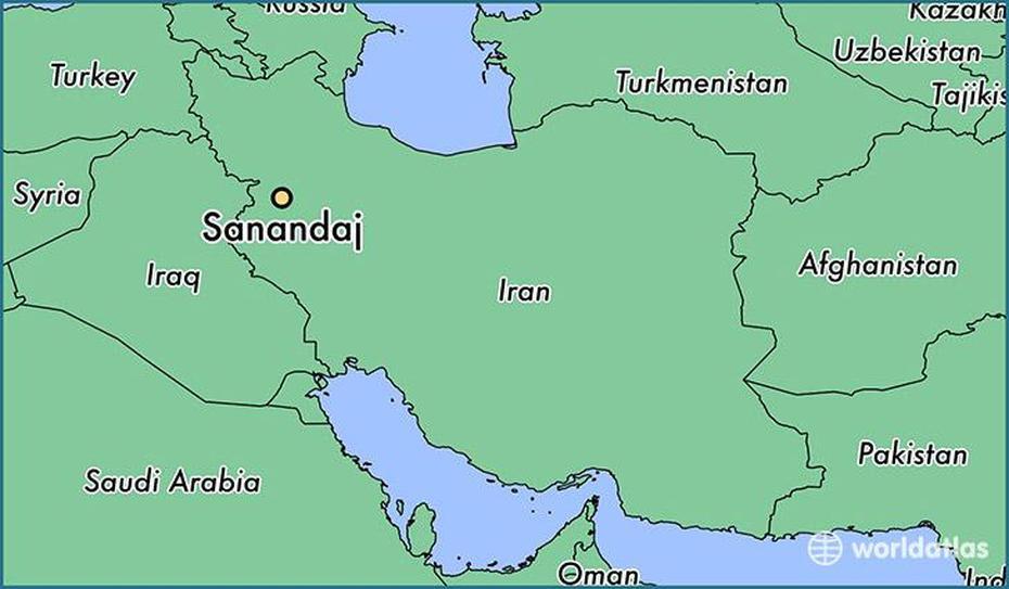 Where Is Sanandaj, Iran? / Sanandaj, Kordestan Map – Worldatlas, Sanandaj, Iran, Hamadan Iran, Gilan