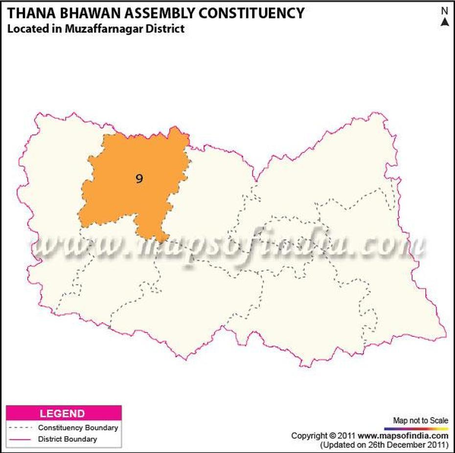 Thana Bhawan Vidhan Sabha Constituency Map | Thana Bhawan Election …, Thāna Bhawan, India, Thana, Uttar Pradesh India