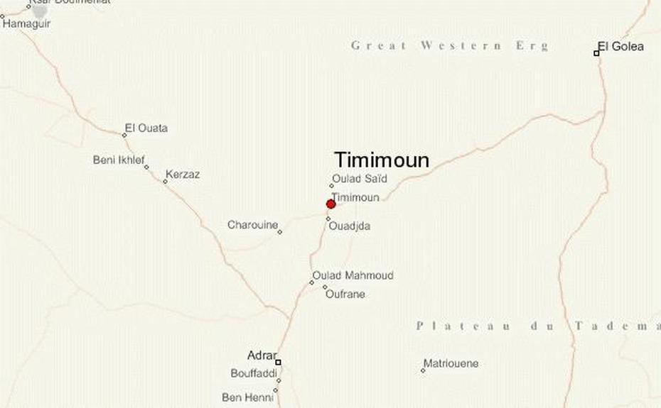 Timimoun Location Guide, Timimoun, Algeria, Taghit Algeria, Algeria Land