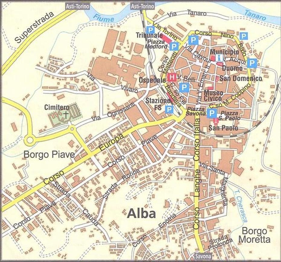 Alba Italy Map, Alba, Italy, Pienza Italy, Alba Longa