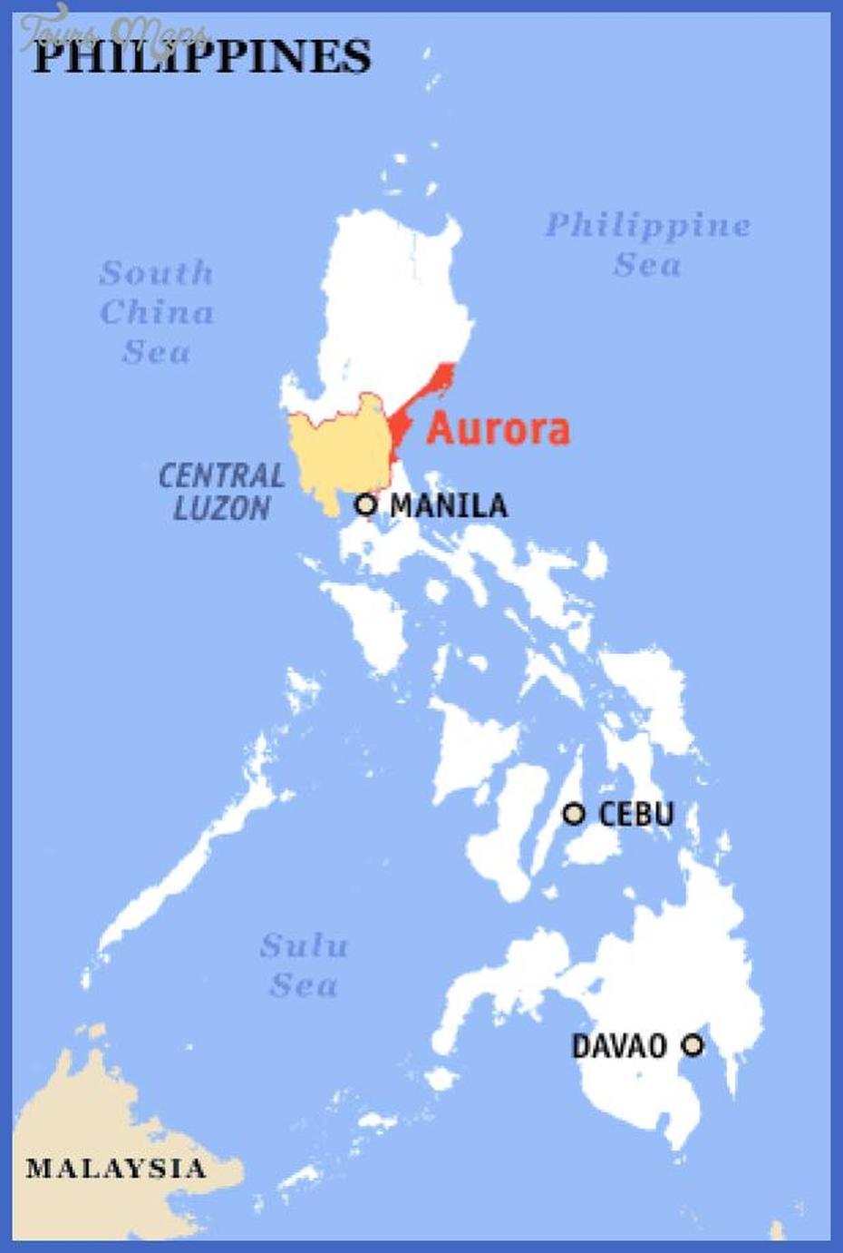 Aurora Map Tourist Attractions – Toursmaps, Aurora, Philippines, Baler  Church, Antipolo Philippines