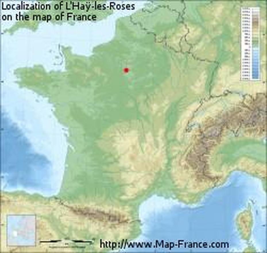 B”Lhay-Les-Roses – Map Of Lhay-Les-Roses 94240 France”, L’Haÿ-Les-Roses, France, Cachan, Rosa Roseraie  De L’Hay