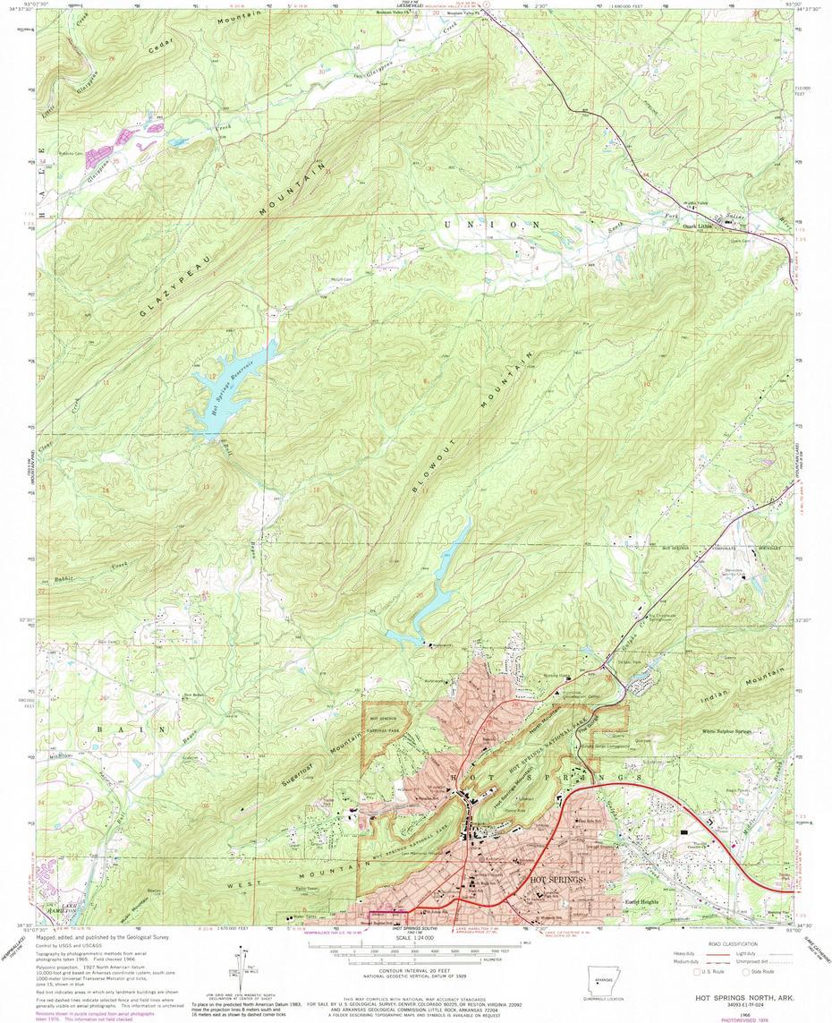 Hot Springs Maps | Npmaps – Just Free Maps, Period., Hot Springs, United States, Hot Springs, United States