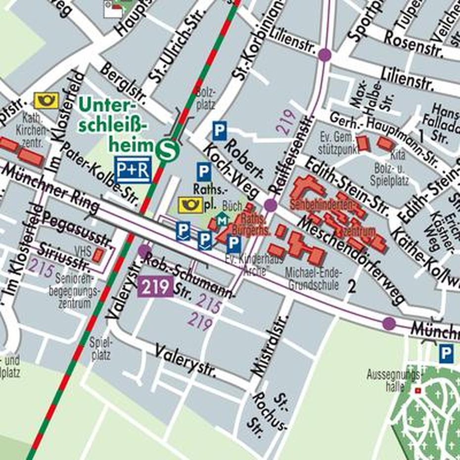 Karte Von Unterschleiheim – Stadtplandienst Deutschland, Unterschleißheim, Germany, Vmware  Bangalore, Munich Germany City