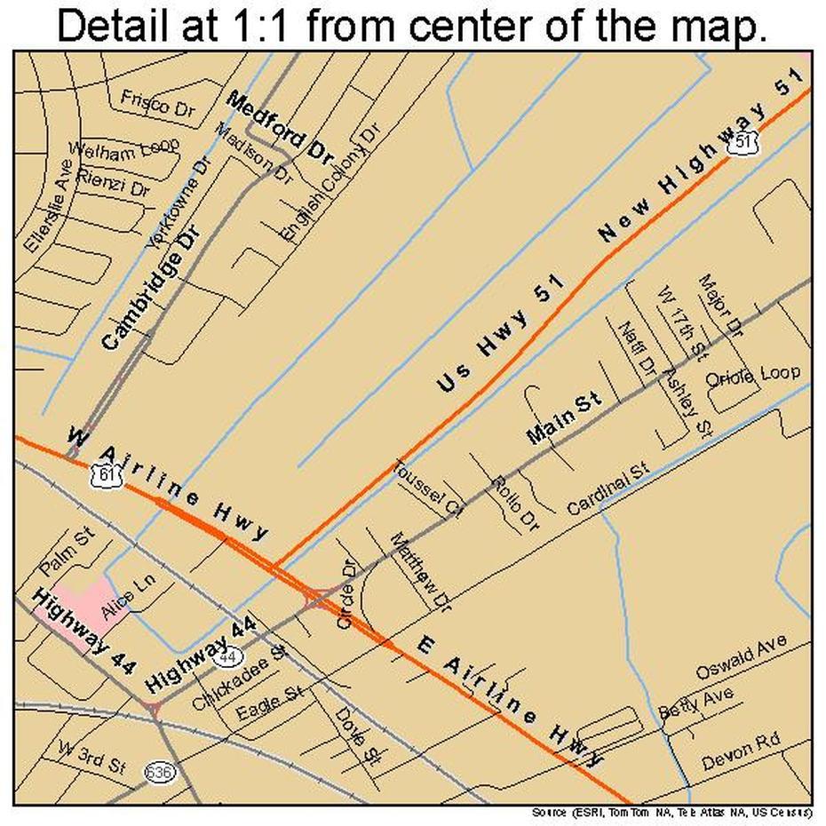 Laplace Louisiana Street Map 2242030, Laplace, United States, Yggdrasil, Guardian Tales World 2