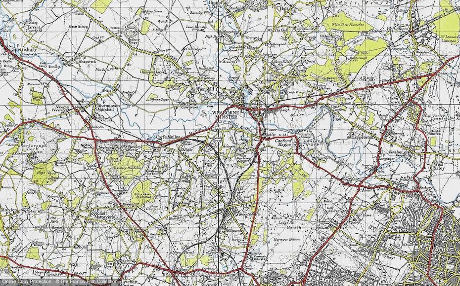 Map Of Ashington, 1940 – Francis Frith, Ashington, United Kingdom, Os  Oakham, Uppingham  Rutland