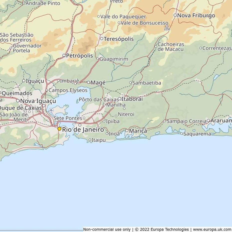 Map Of Niteroi, Brazil | Global 1000 Atlas, Niterói, Brazil, Rio-Niteroi  Bridge, Niteroi Rio  De Janeiro