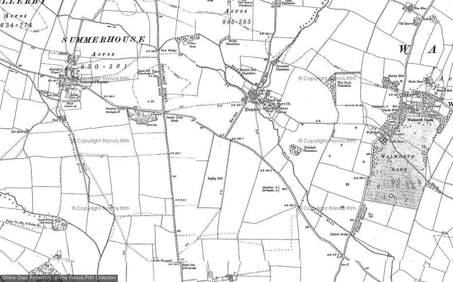 Old Maps Of Denton, Durham – Francis Frith, Denton, United Kingdom, Denton, United Kingdom