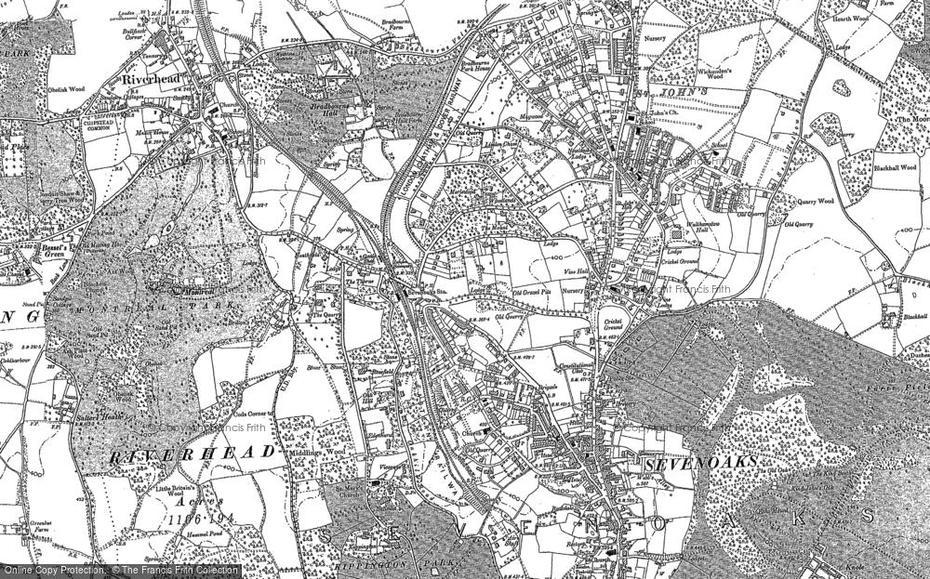 Old Maps Of Sevenoaks, Kent – Francis Frith, Sevenoaks, United Kingdom, Manchester England City, Blackpool England