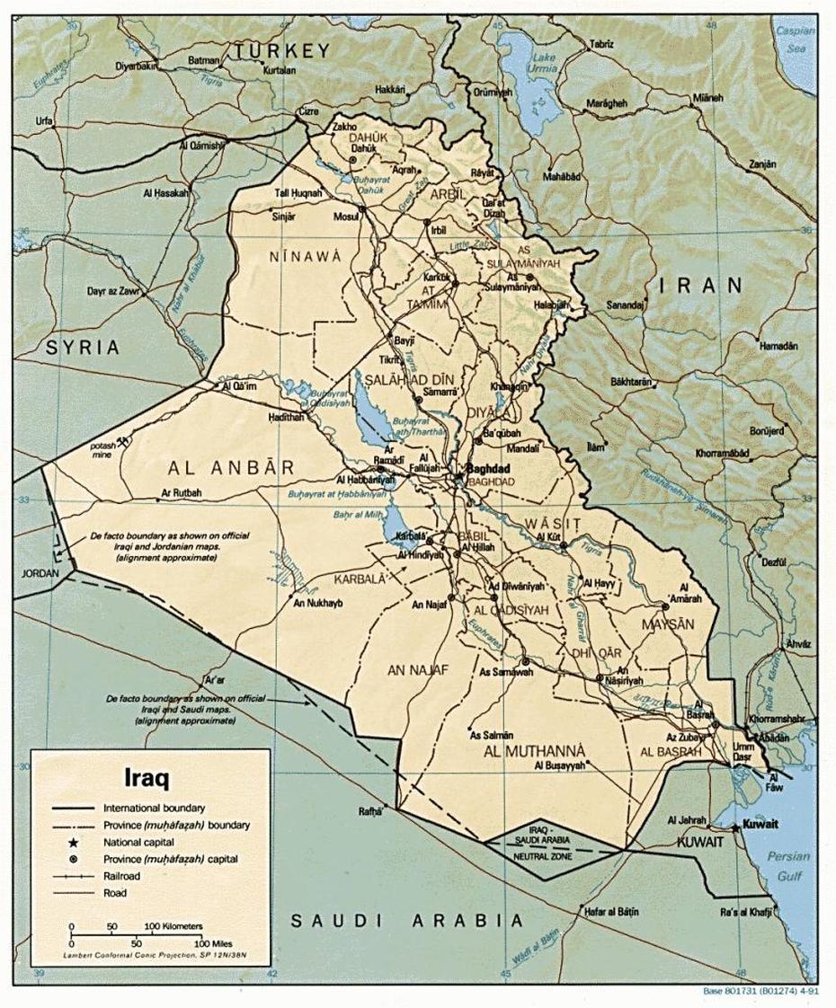 Printable Map Of Iraq – Printable Maps, Az Zubayr, Iraq, Az Zubayr, Iraq