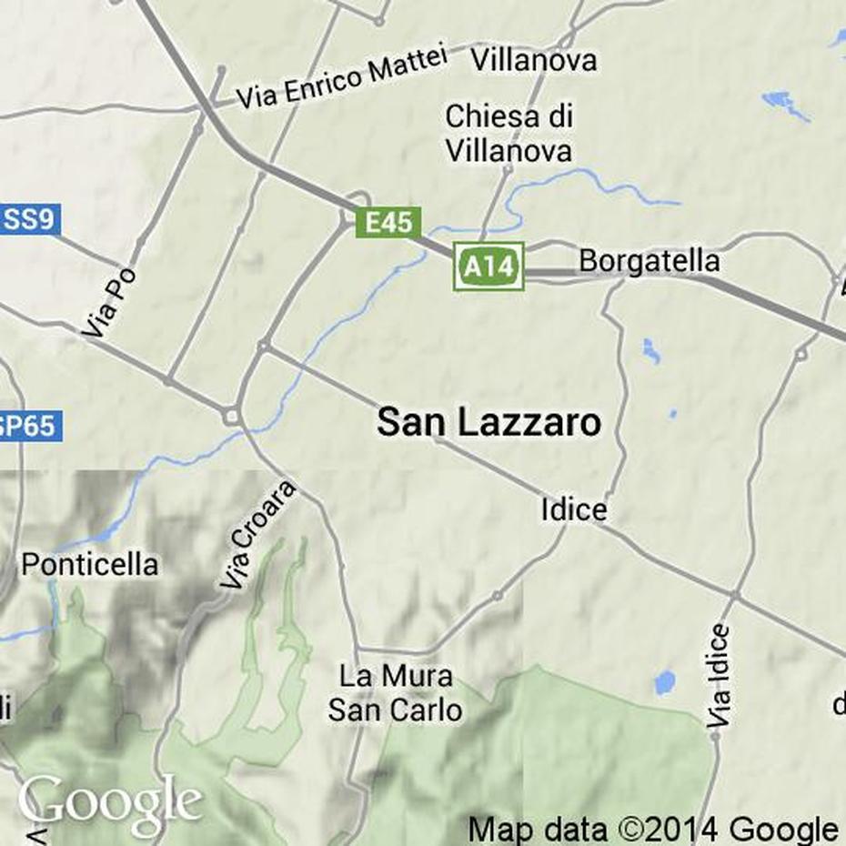 San Lazzaro Padova, San Lazzaro Di Savena Comune, Cartine Stradali, San Lazzaro Di Savena, Italy